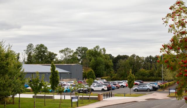 Carpark shots at World of Wedgwood 